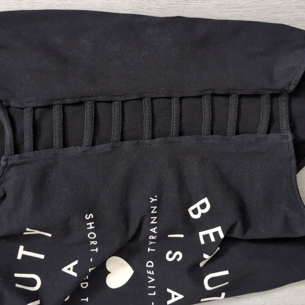 Forever 21 Black Bodysuit / Size Medium - Picture 5 of 5